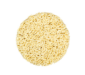 Image showing Round shaped instant noodles