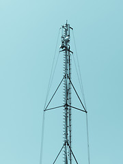 Image showing Telecommunication aerial tower