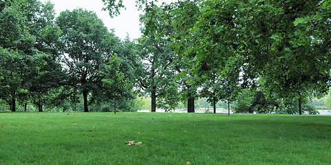 Image showing Kensington gardens London