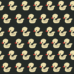 Image showing Seamless duck pattern