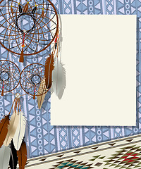 Image showing Dream catcher card