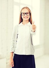 Image showing student girl at school