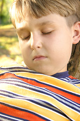 Image showing Sleepy head