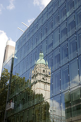 Image showing Tower reflection