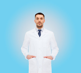 Image showing male doctor in white coat