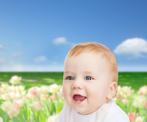 Image showing smiling little baby