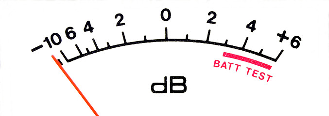 Image showing Sound Scale Close up