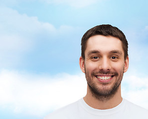 Image showing portrait of smiling young handsome man