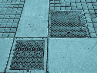 Image showing Metal manhole