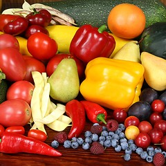 Image showing Fruits and vegetables.