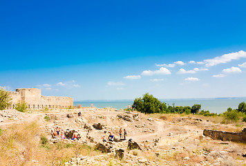 Image showing Archaeological Excavations In Medieval Fortress Akkerman Belgoro