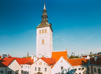 Image showing Medieval Former St. Nicholas Church In Tallinn, Estonia