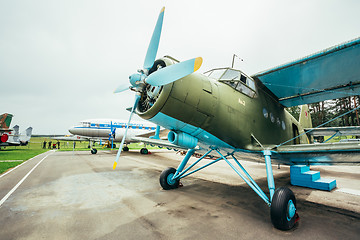 Image showing Famous soviet plane paradropper Antonov An-2 Heritage of Flying 