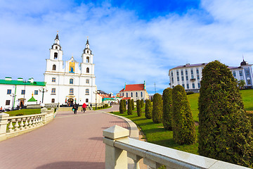 Image showing The Cathedral Of Holy Spirit - Symbol Of Minsk, Belarus