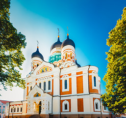 Image showing Alexander Nevsky Cathedral, An Orthodox Cathedral Church In The 