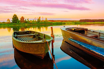 Image showing River And Boat