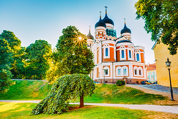 Image showing Alexander Nevsky Cathedral, An Orthodox Cathedral Church In The 