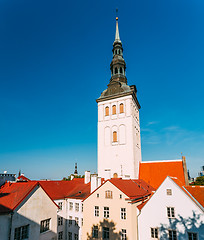 Image showing Medieval Former St. Nicholas Church In Tallinn, Estonia