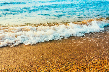 Image showing Sand Beach And Wave