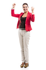 Image showing Happy businesswoman