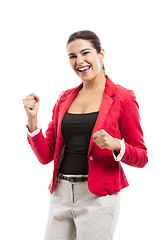 Image showing Happy businesswoman