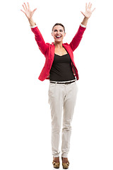 Image showing Happy businesswoman