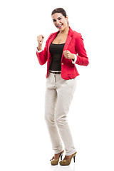 Image showing Happy businesswoman