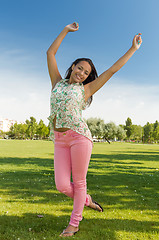 Image showing Beautiful African American woman