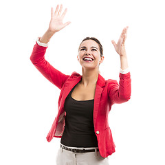 Image showing Happy businesswoman