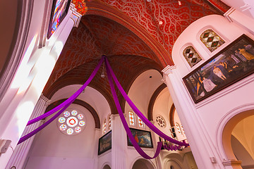 Image showing Sts. Simeon And Elena Roman Catholic Church Interior