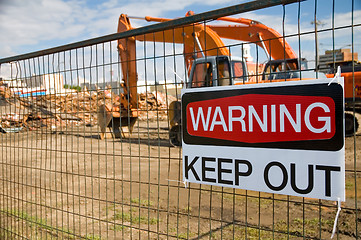 Image showing Demolished building