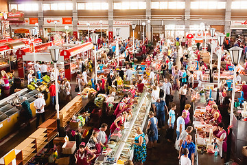 Image showing Food Market In Gomel. This Is An Example Of Existing Food Market