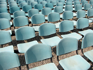 Image showing Outdoor chairs