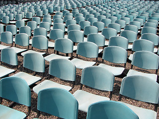 Image showing Outdoor chairs