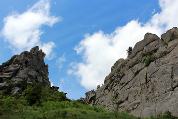 Image showing view to Carpathian mountains