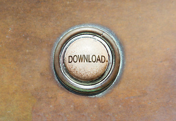 Image showing Old button - download