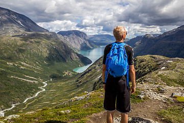 Image showing Hiking