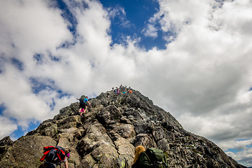 Image showing Long way up