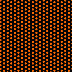 Image showing Halloween Seamless Dots Pattern Orange and Black