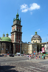 Image showing The Dominican church and monastery in Lviv