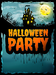 Image showing Happy Halloween party Poster. EPS 10