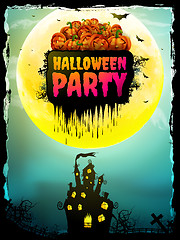 Image showing Happy Halloween Party Poster. EPS 10