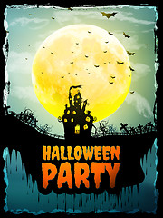 Image showing Happy Halloween party Poster. EPS 10