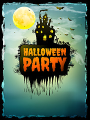 Image showing Happy Halloween party Poster. EPS 10