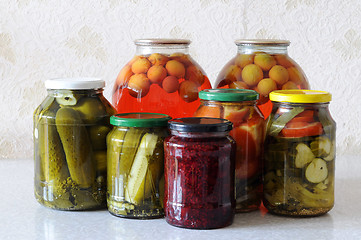 Image showing House canned food.