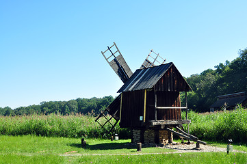 Image showing sibiu ethno museum wind mill