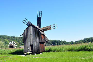 Image showing sibiu ethno museum wind mill