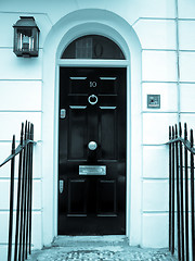 Image showing Traditional home door