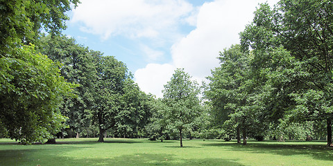 Image showing Kensington gardens London