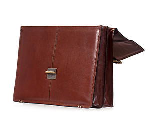 Image showing Leather briefcase